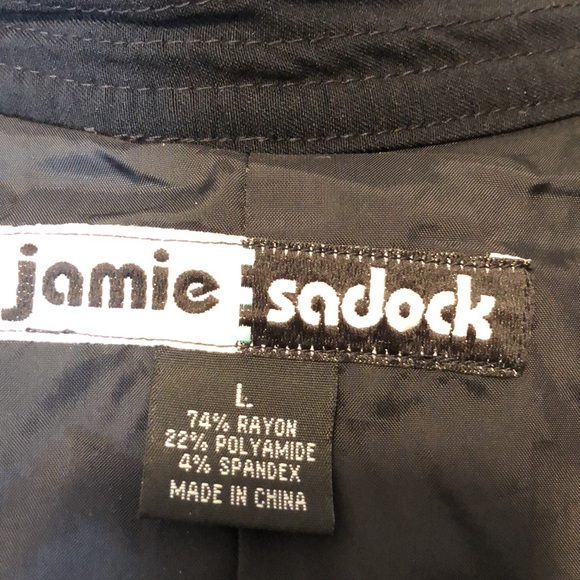 Jamie Sadock Black Jacket with Metal details Size L - Picture 12 of 14